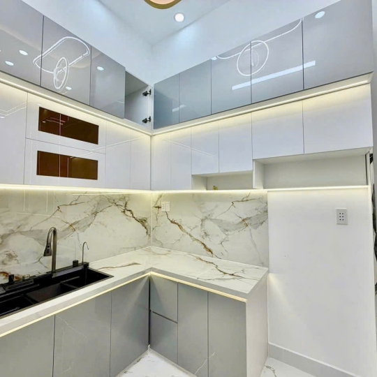 Bán Nhà trệt sân Vườn Sổ Hồng Riêng KDC Anh Tuấn N8